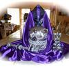 Purple/Silver Dining with the King Set $125. (Was used as a centerpiece for a dinner event.) King’s mini cape, Crown, Base, 1' Royal Scepter and Orb